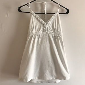 Express White Halter Top